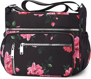 NPBAG Crossbody Bag for Women, Shoulder Purse Handbag Messenger Bag, Trendy Pocketbooks, Waterproof and Multi-Pockets