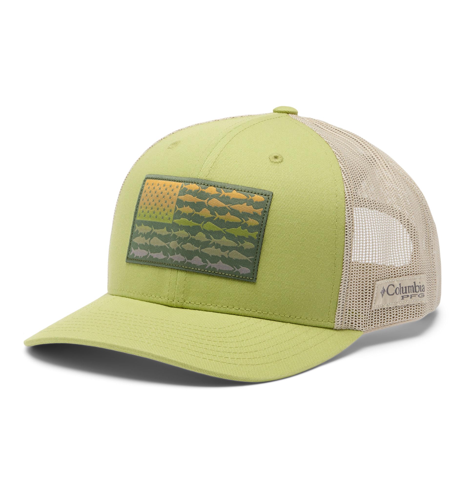 Columbia Unisex-Adult PFG Fish Flag Mesh Snap Back