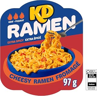 Kraft Dinner Extra Spicy Cheesy Ramen, 97 g Bowl
