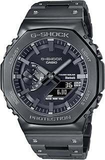 Casio GM-B2100BD-1AJF [G-Shock GA-2100 Series Full Metal Model with Smartphone Link] Men's Watch Shipped from Japan Aug 2022 Model, black, Modern