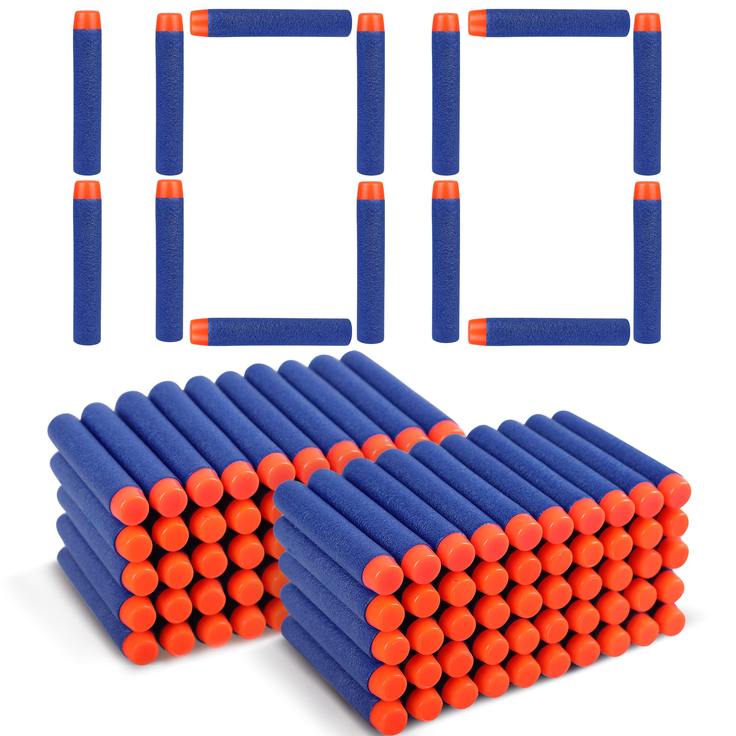 VCOSTORE Foam Bullets,Nerf Bullets 100 200 400 Refill Bullets for Nerf N-Strike 