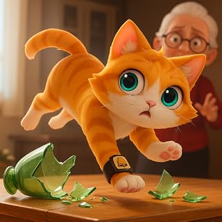 Simulateur de chaos : Chat méchant et vieille grand-mère, farces amusantes et chaton de l'enfer, jeux 3D