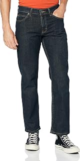 LEE - Mens Jeans - Regular Straight Fit - Legendary - Double Black