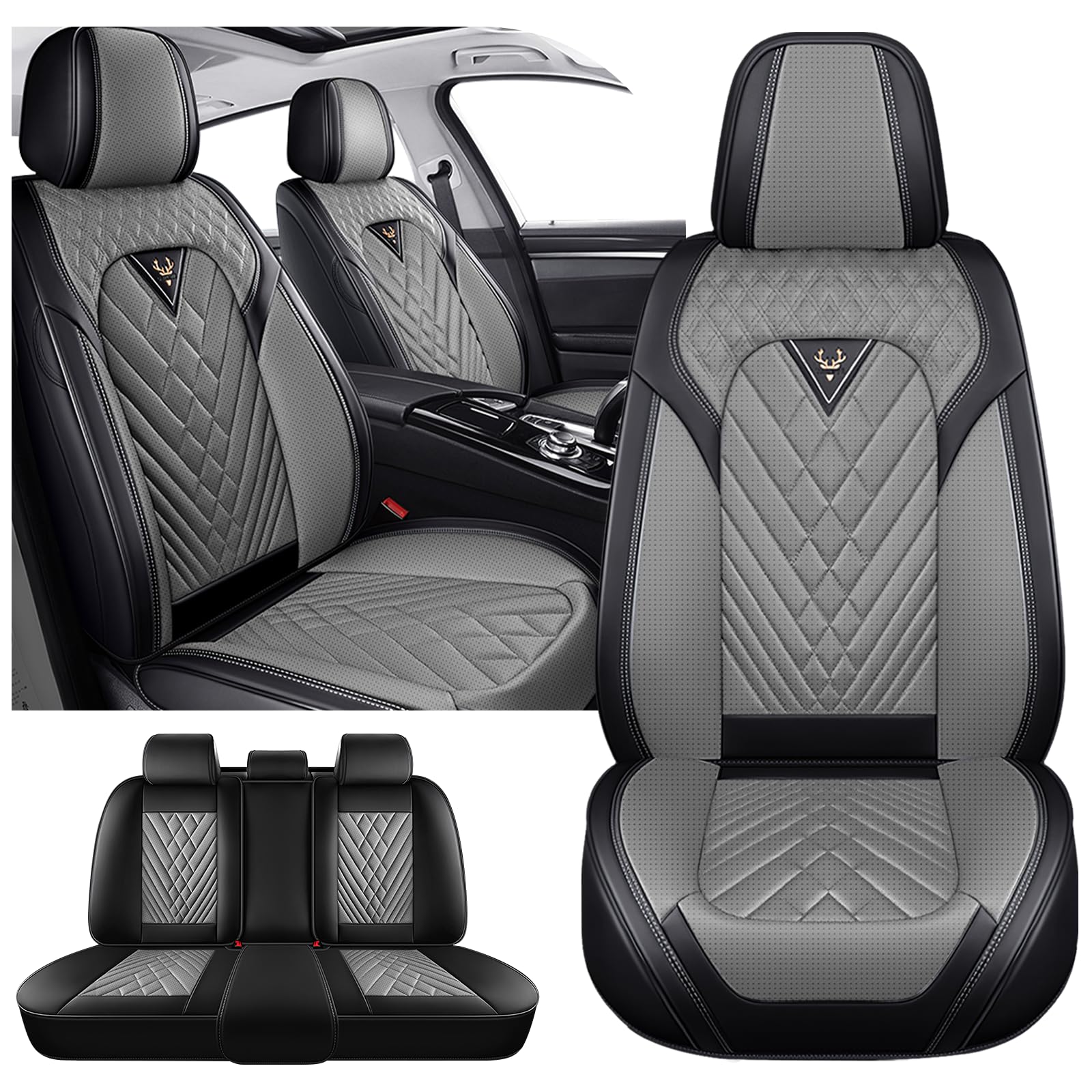 bZ Seat Covers Custom Fit for Toyota bZ 2026, Waterproof Nappa Leather Car Seat 