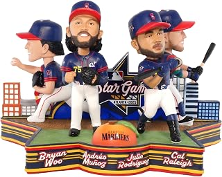 Cal Raleigh, Julio Rodriguez, Andrés Muñoz & Bryan Woo Seattle Mariners 2025 MLB All-Star Mini Bobblehead Scene Bobblehead MLB