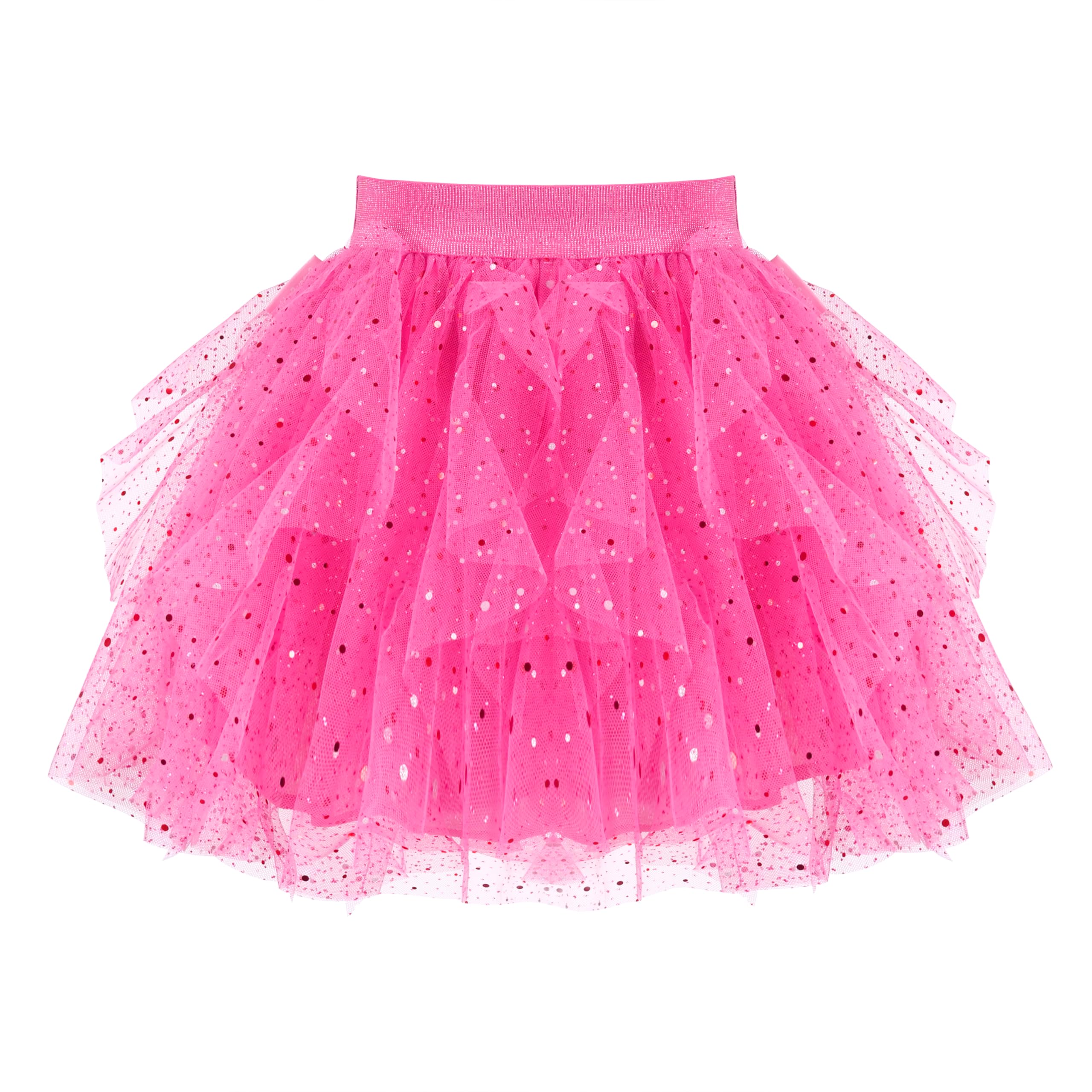Sunny Fashion Girls Skirt Navy Blue Pearl Stars Sparkling Tutu Dancing Size 4-12