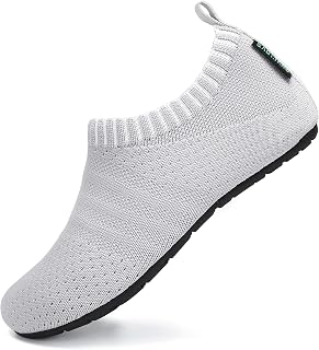 SAGUARO Water Shoes Child Boy Girl Water Shoes Beach Shoes Breathable Pool Shoes Lightweight Slippers Child Aqua Slippers, Size 18-37 EU, Style 083 Grey, 30/31 EU