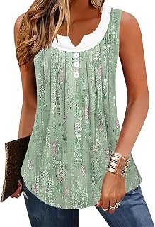 Tank Tops for Women Sleeveless Summer Tops Spring 2026 Striped Blouse Shirt