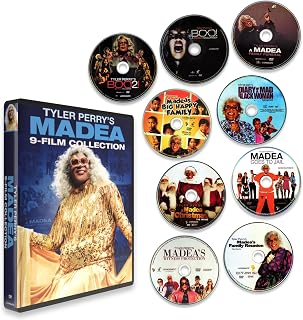 Madea 9-Film Collection: Diary Of A Mad Black Woman / Family Reunion / Big Happy Family / Witness Protection / A Madea Christmas / Boo! / Boo 2! / A Family Funeral