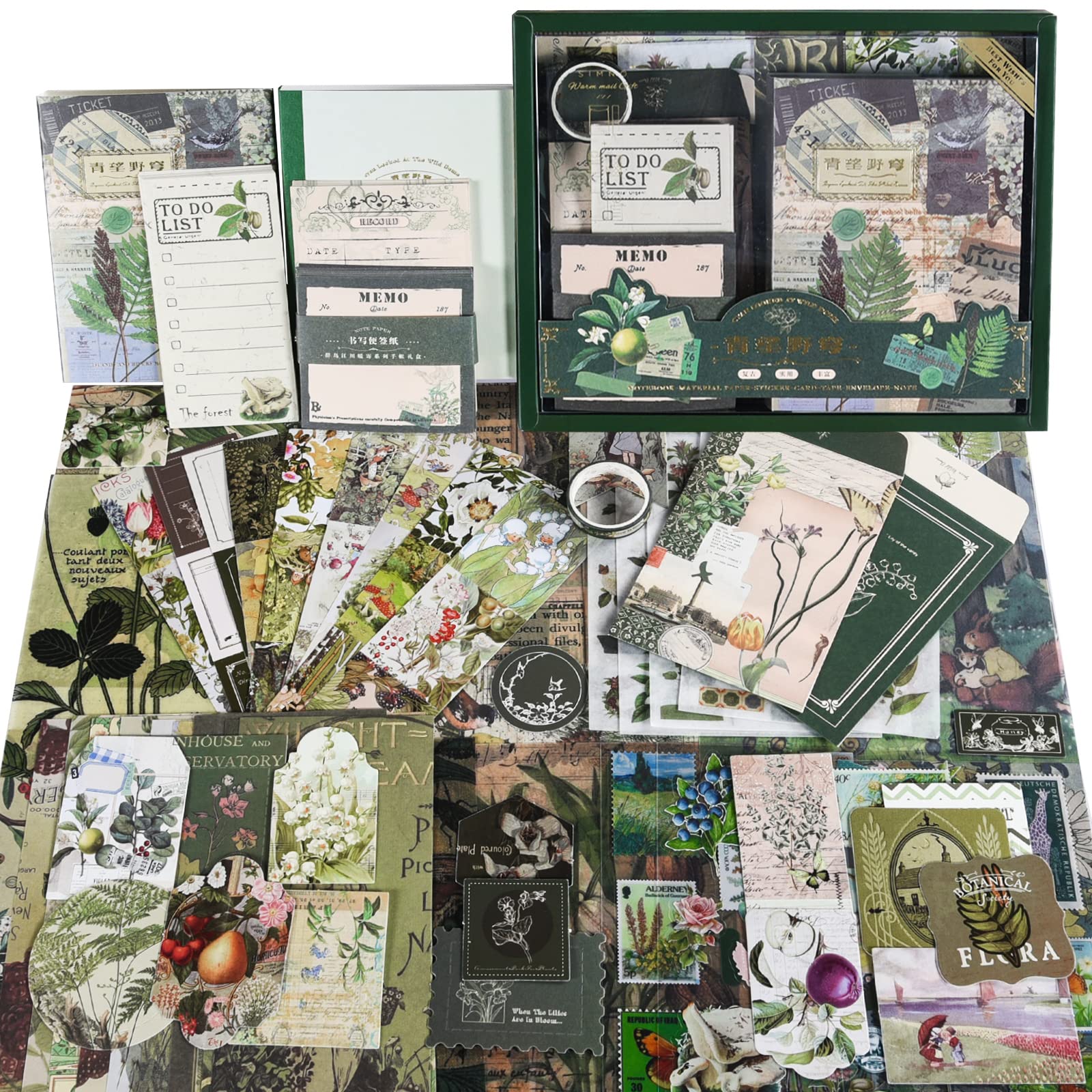 Scrapbook Supplies Kit, Vintage Junk journaling Supplies, Scrapbooking Kit | Sta