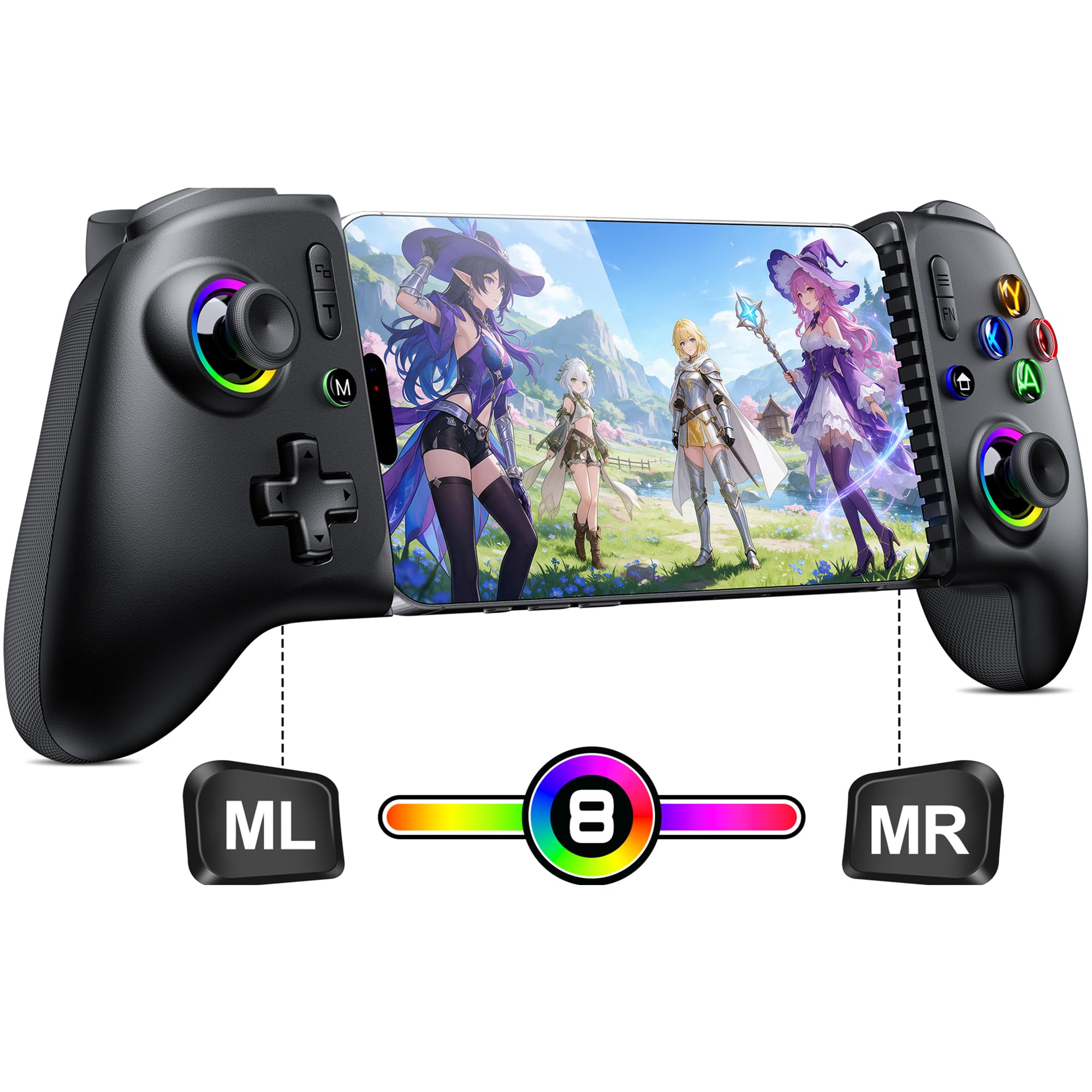 Mocagen MC200 Mobile Gaming Controller for iPhone & Android /iPad Mini, Phone Co