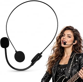 Giraffe Fake Microphone Headset Prop for Kids – Cosplay Costume Headset | Fake Headset Microphone Prop for Kids – Pretend Pop Star Head Mic Costume Accessory – Rockstar, K-Pop, Singer, Coach Headset