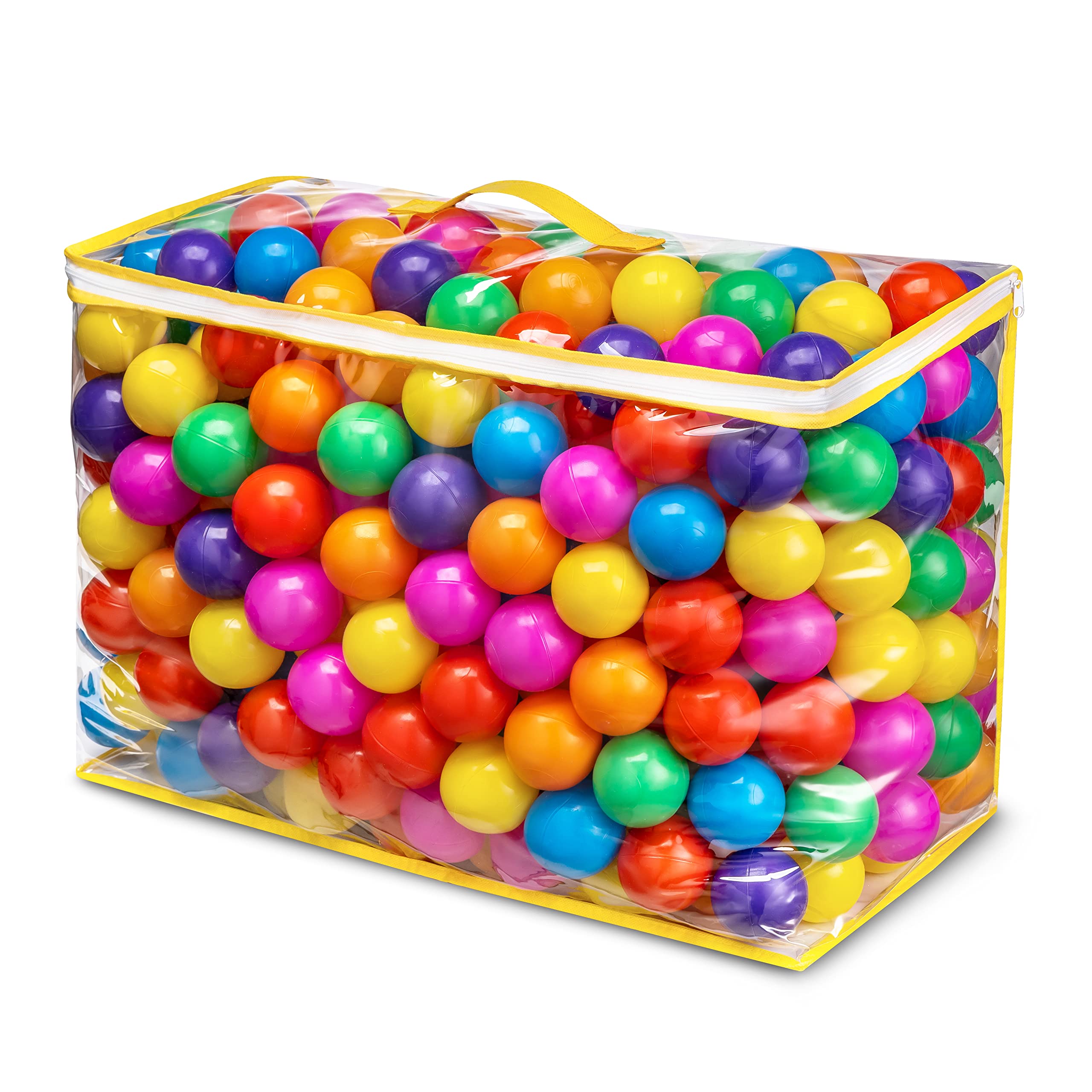 Hovenlay Ball Pit Balls Phthalate Free BPA Free Crush Proof Plastic - 7 Bright C