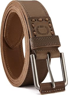 CHAOREN Mens Belts Casual for Jeans - Full-Grain Leather, Durable Cowhide