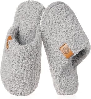 Dokela Women's Men's Memory Foam Slippers House Warm Winter Slippers