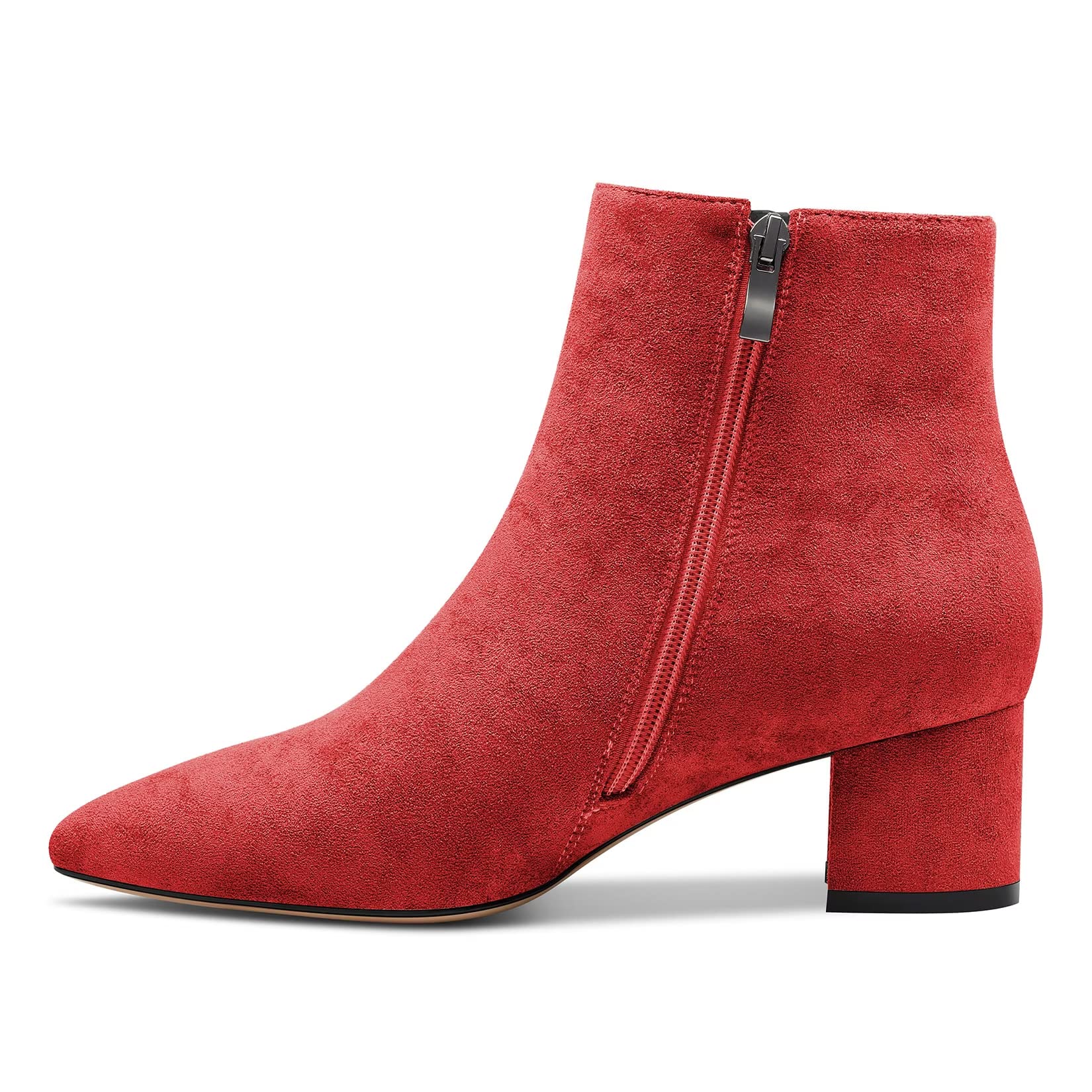 Castamere Women's Block Chunky Bottom Kitten Heel Heel Closed Pointed Toe Ankle 