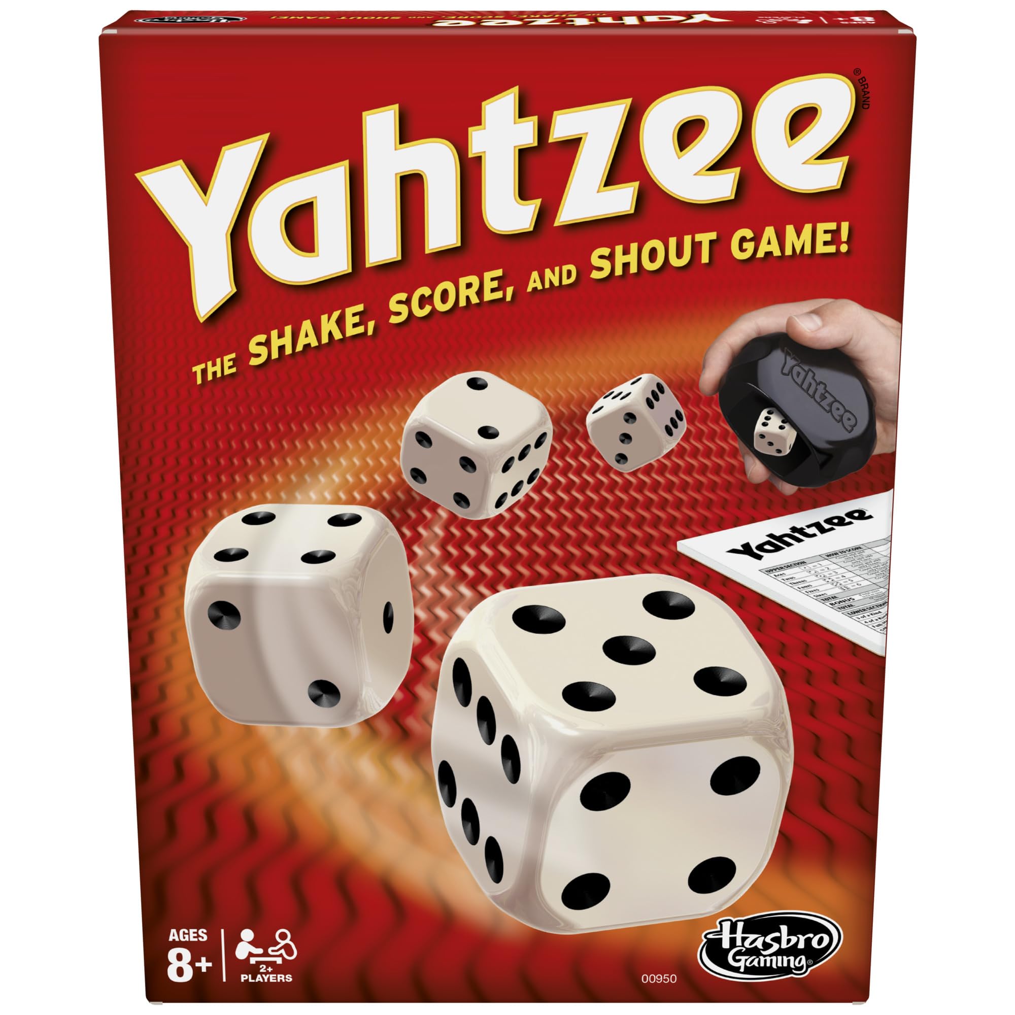 Hasbro Gaming Yahtzee Game, Fast-Playing Dice Games for Kids, Teens, and Adults,