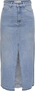 JDY JDY Bella HW Women's DNM Noos Skirt in Jeans