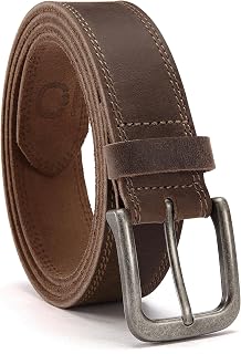 CHAOREN Mens Belts Leather - 35mm Casual Genuine Leather Belts for Men | Premium Leather, Comfortable Adjustable Fit, Classic Casual Style