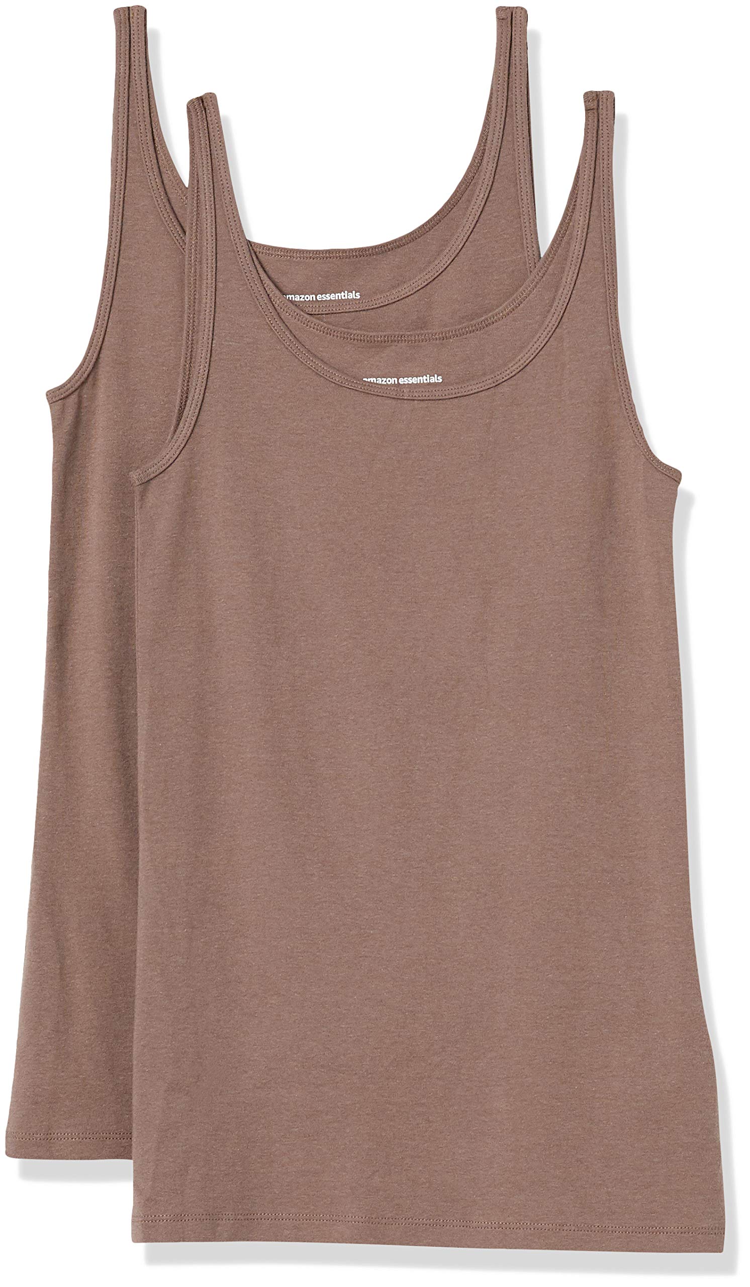 Amazon Essentials Women's Slim Fit Spaghetti Strap Tank Top 2 Pack