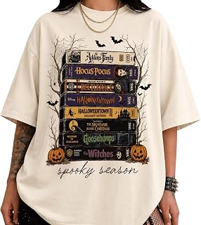 Handmade Vintage Halloween Movies Comfort T-Shirt, Retro Spooky Season Shirt, Funny Horror Tee, Halloween Creepy Movie Outfit