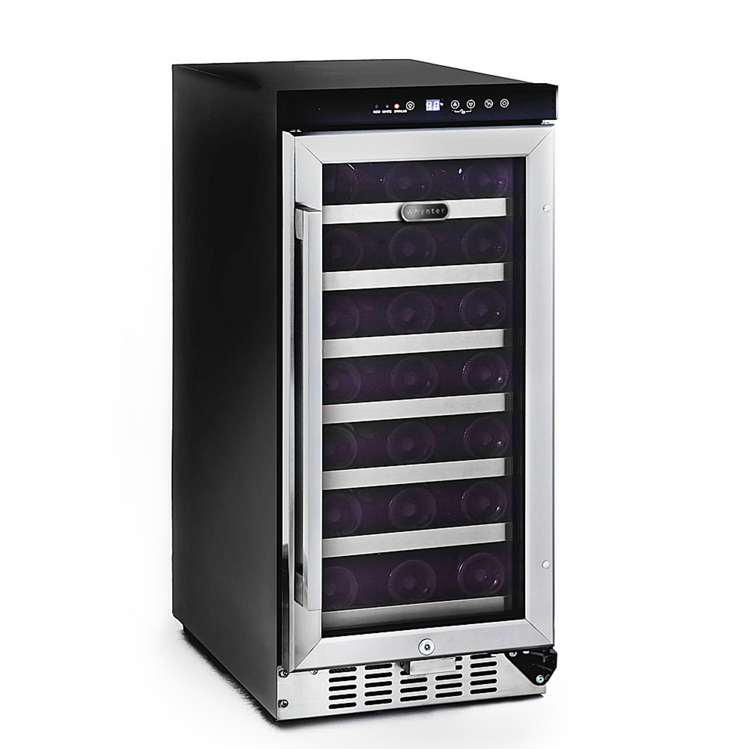 Whynter BWR-33SD 33 Bottle Built-In Wine Refrigerator, Multicolor