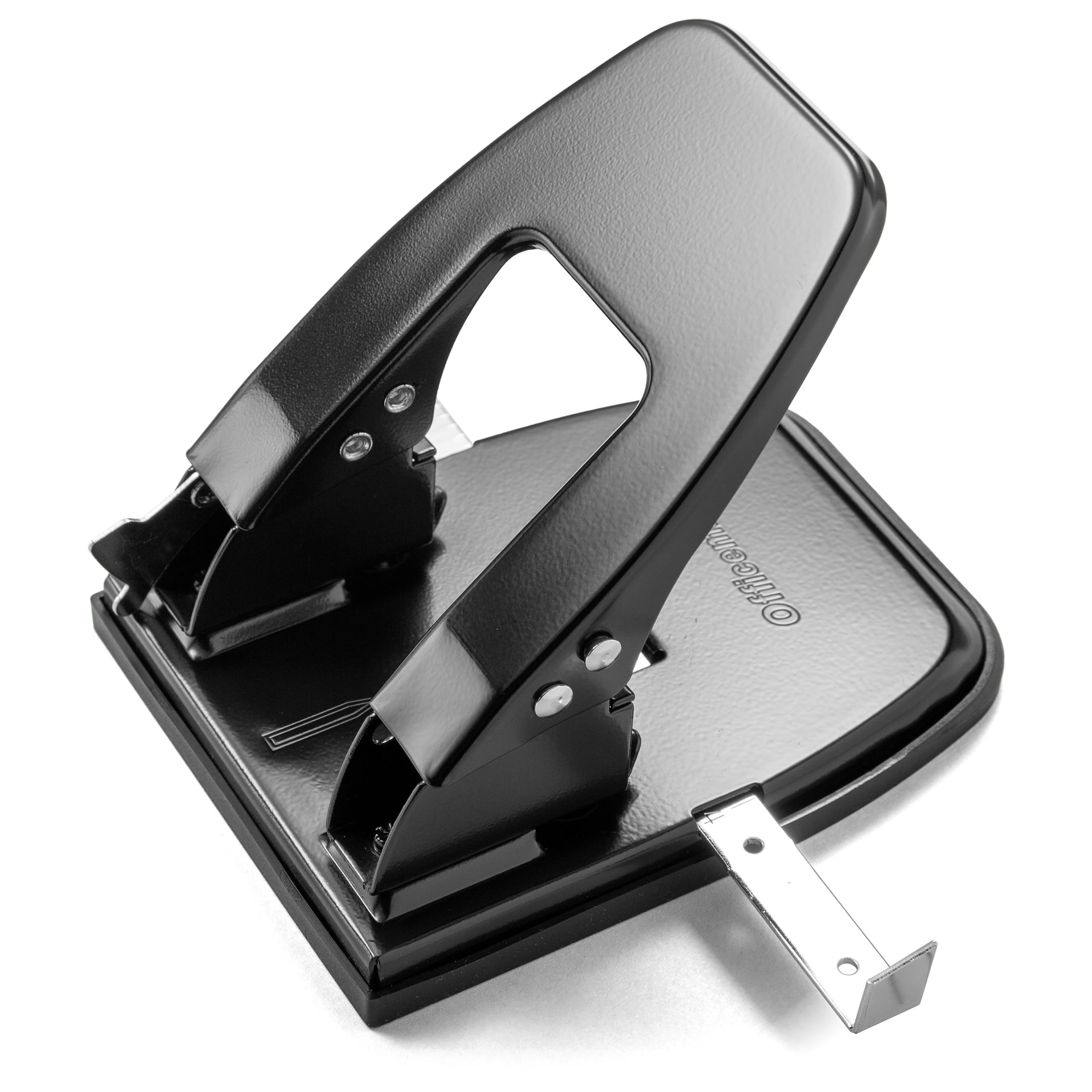 Officemate 2 Hole Punch - 30 Sheet Capacity, Manual Paper Punch with Adjustable 