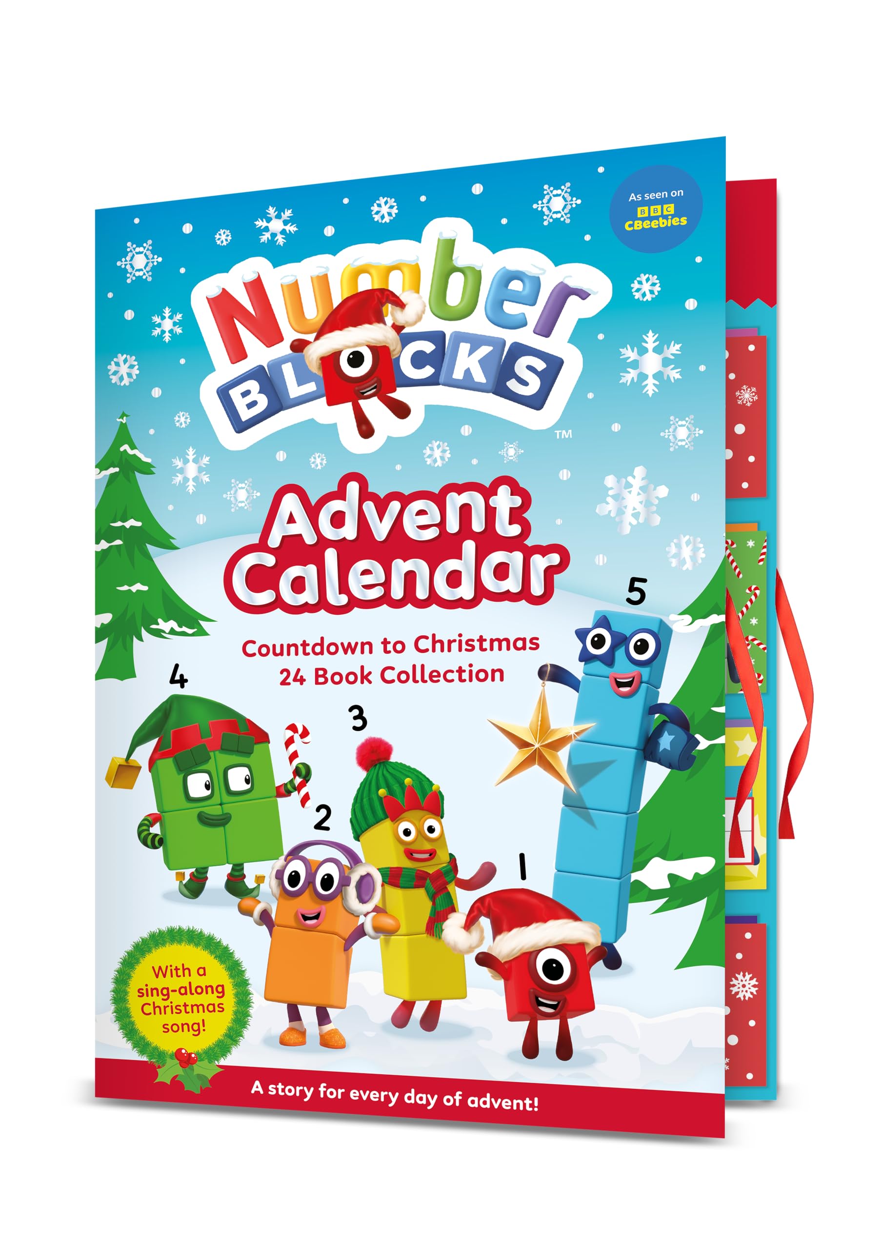 Numberblocks Advent Calendar - Count down to Christmas 24 Story Books Official P