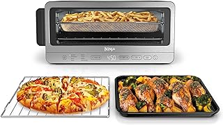 Ninja Flip Toaster Oven & Air Fryer, 8-in-1, Stainless Steel, SP151 | Air fry, bake, broil, toast, bagel, dehydrate, reheat, 1800W, Flip up & away, XL capacity