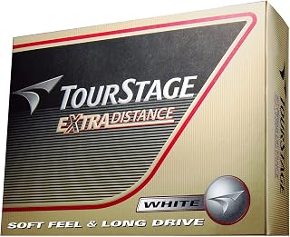 BRIDGESTONE(ブリヂストン) ゴルフボール TOURSTAGE エクストラディスタンス 1ダース(12個入り) イエロー ホワイト パールホワイト 1-5ダース