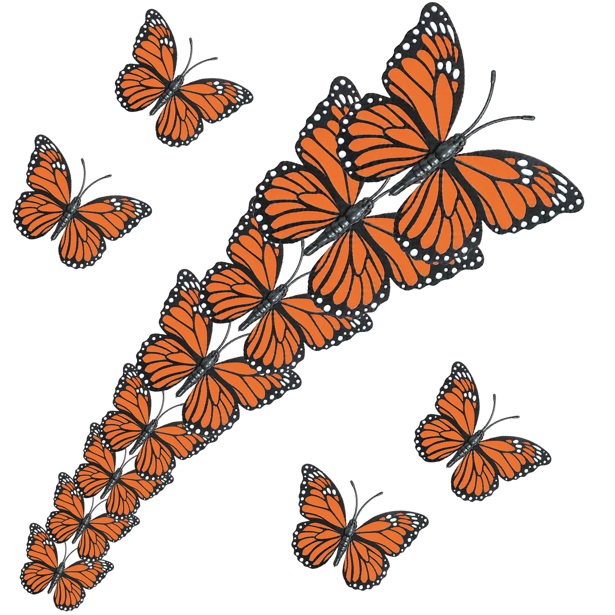 Dia De Los Muertos Decorations- 3D Artificial Monarch Butterfly Decorations | Da