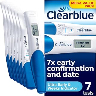 Clearblue Pregnancy Test 7X Confirmation & Date Early Detection Combo, 7