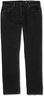 Volcom Men's Solver Stretch Denim Jeans – Jeans – Straight Leg – Men's