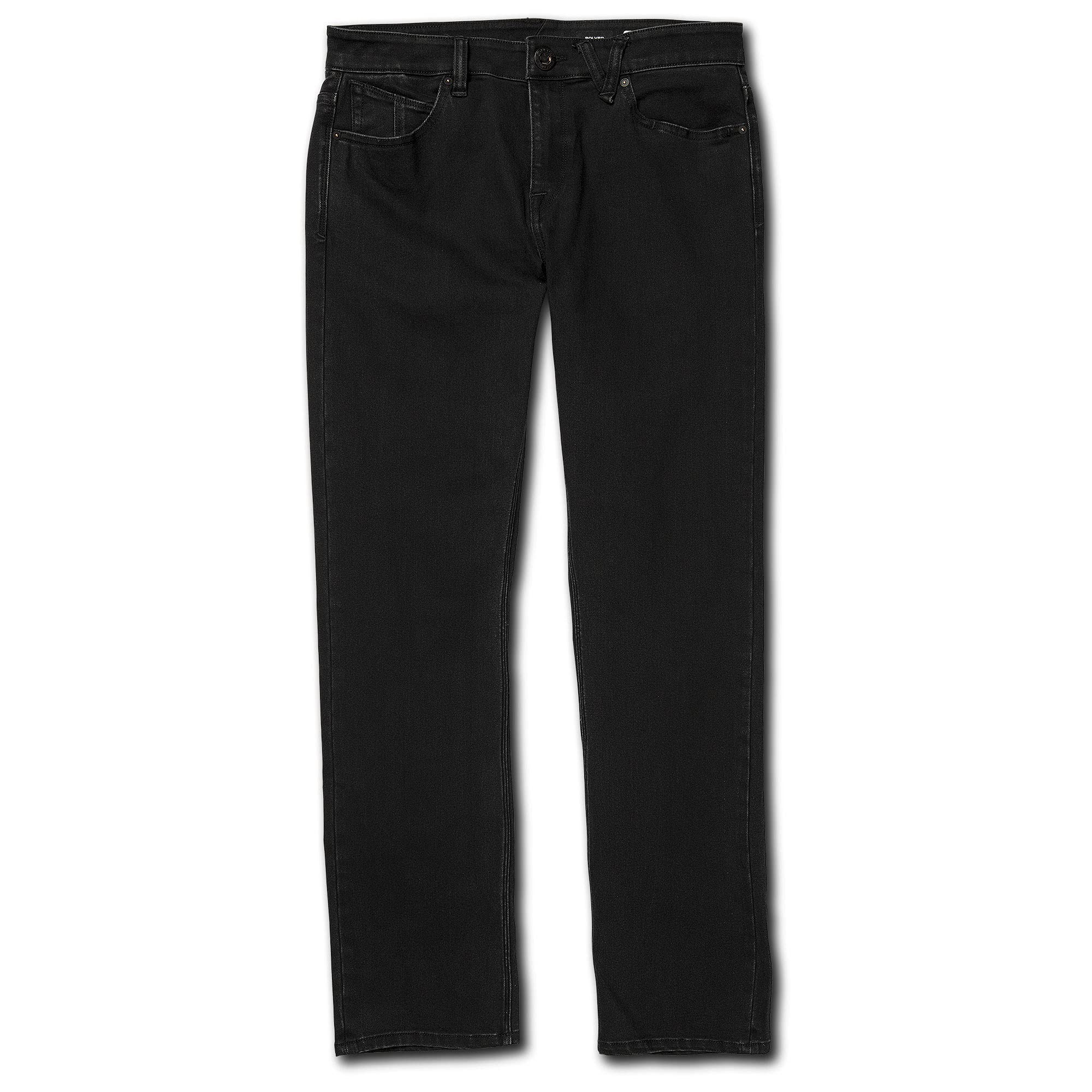 Volcom Men's Solver Stretch Denim Jeans – Jeans – Straight Leg – Men's