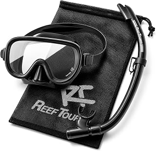 REEF TOURER Single della Finestra Maschera e Snorkel Combo Set, Unisex