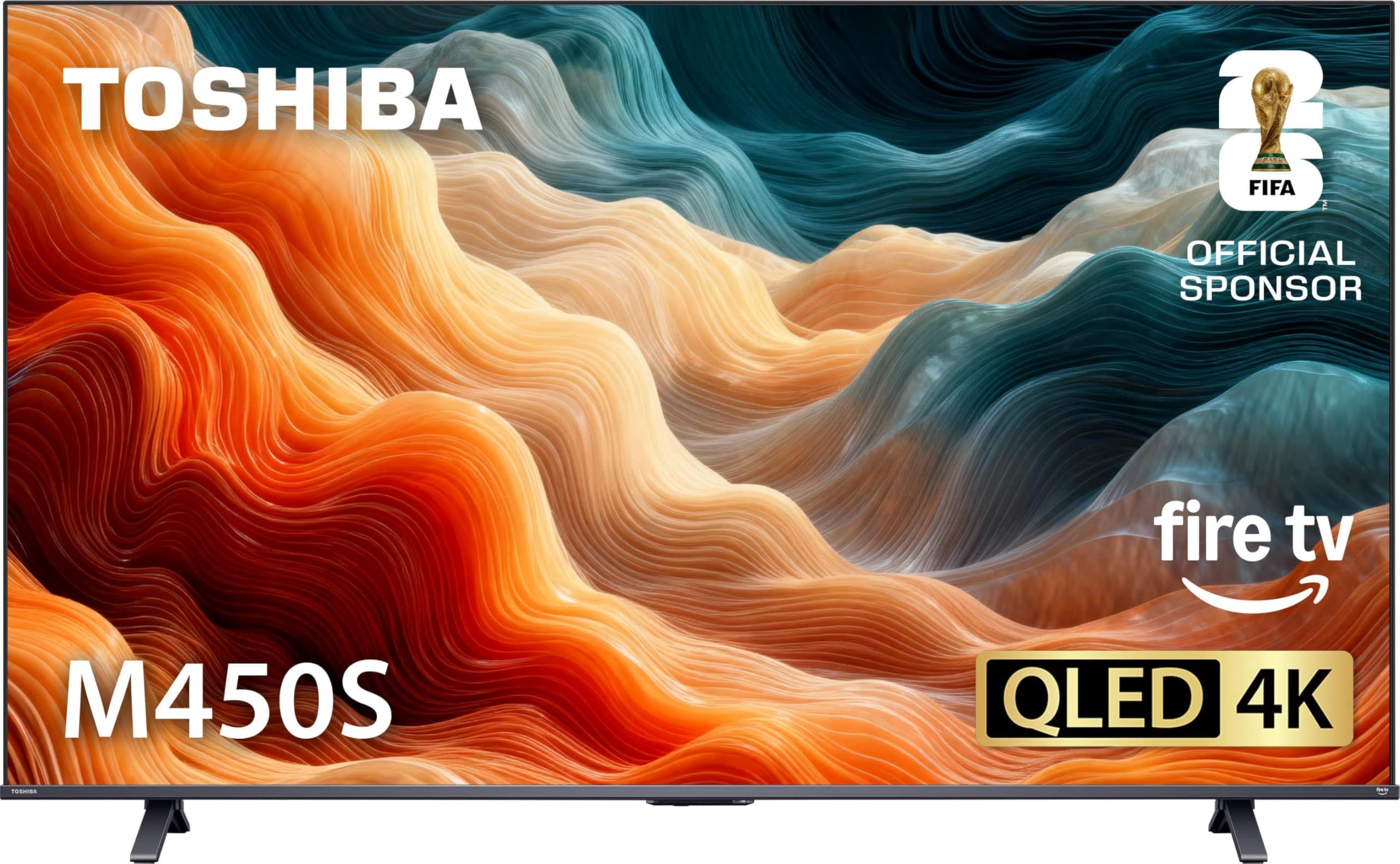 TOSHIBA 43" Class M450 Series QLED 4K UHD Smart Fire TV, Voice Remote with Alexa