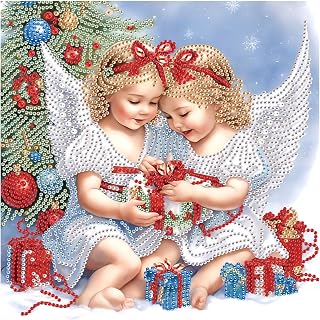 Diamond Painting Kits for Adults Christmas Fairy 5D Special Shape Kits for Beginners Crystal Rhinestone Painting for Home Wall Decor,12x12 inch
