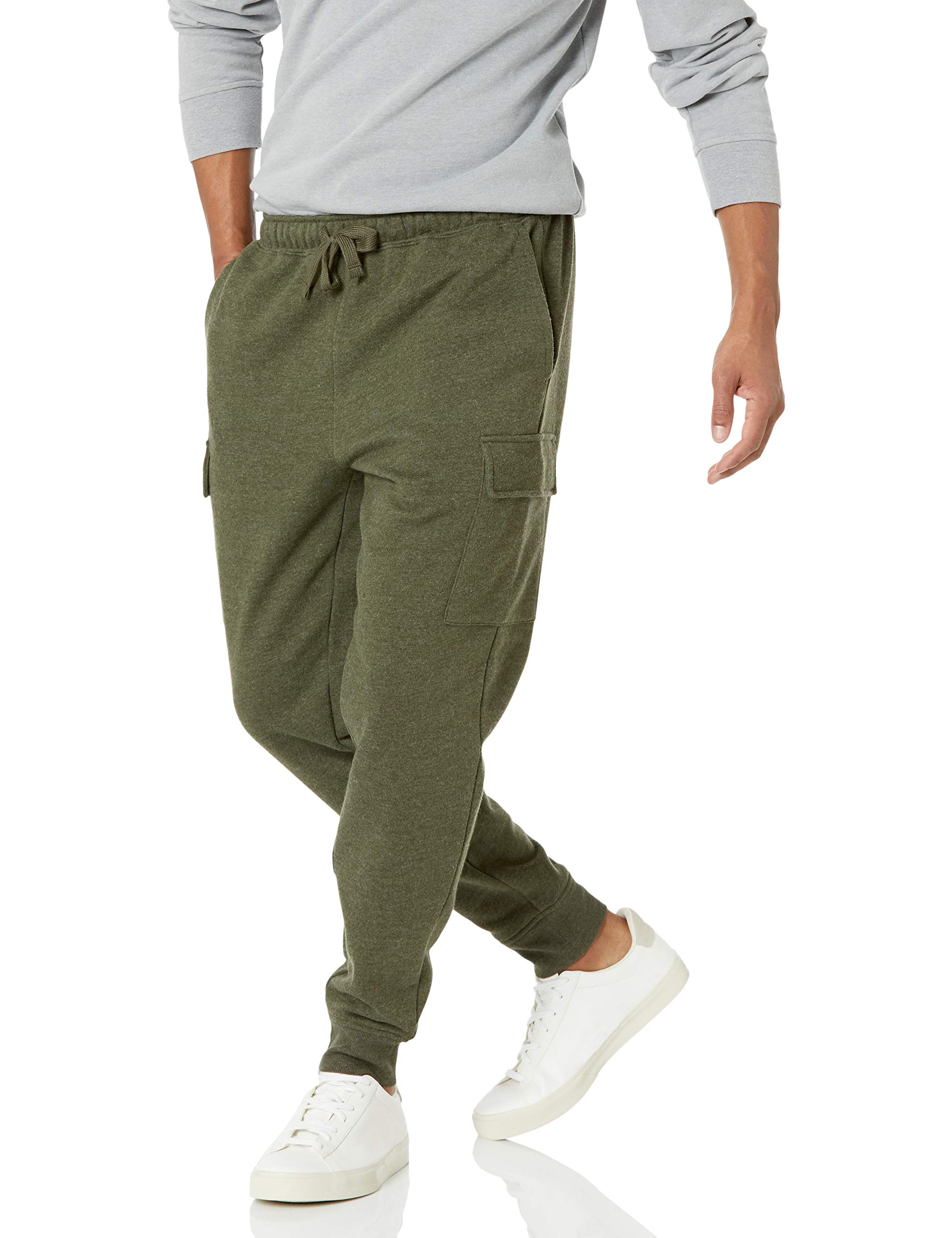 Amazon Essentials Mens Cargo Fleece Jogger Sweatpant