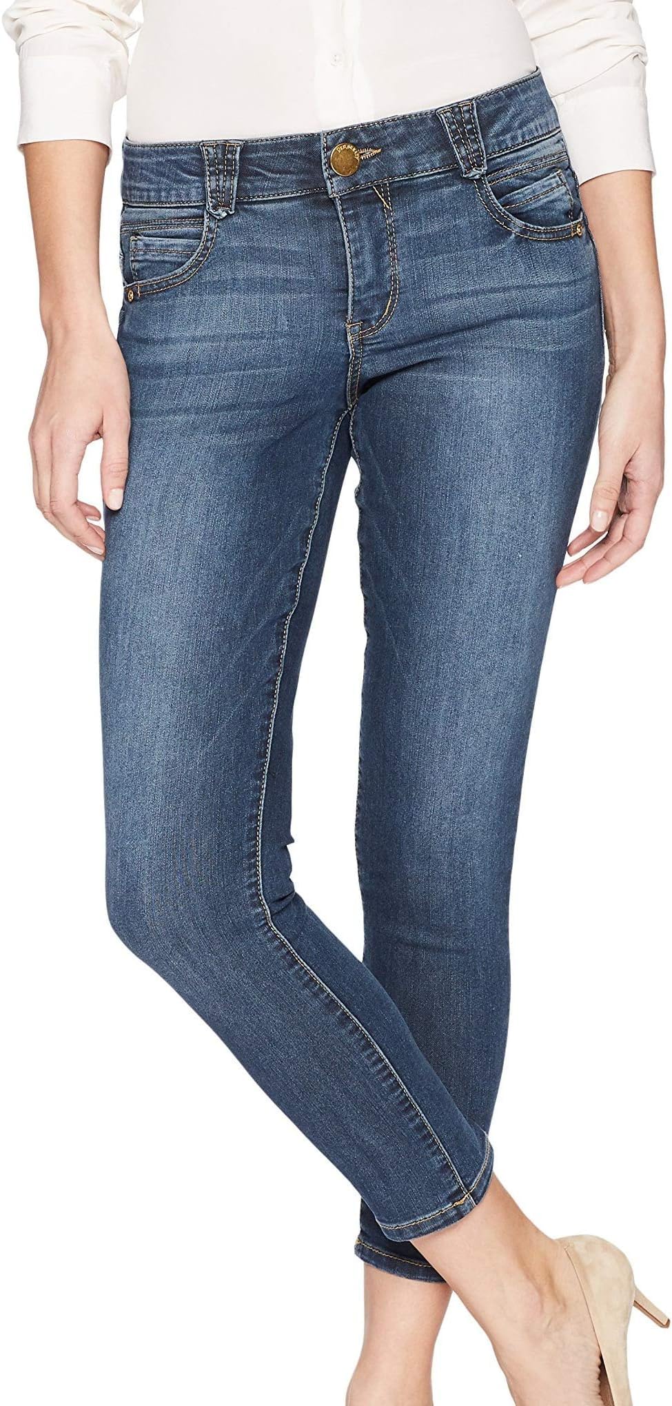 Democracy - Plus Size Ab Solution Crop, Women's Jeans