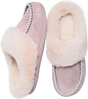 Womens Moccasin Sippers Memory Foam Arch Support Winter Slipper