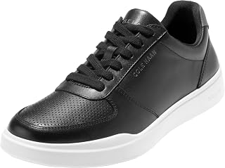 Cole Haan Men's Grand+ Pureshot Court Trainers, Black/White, 40 EU