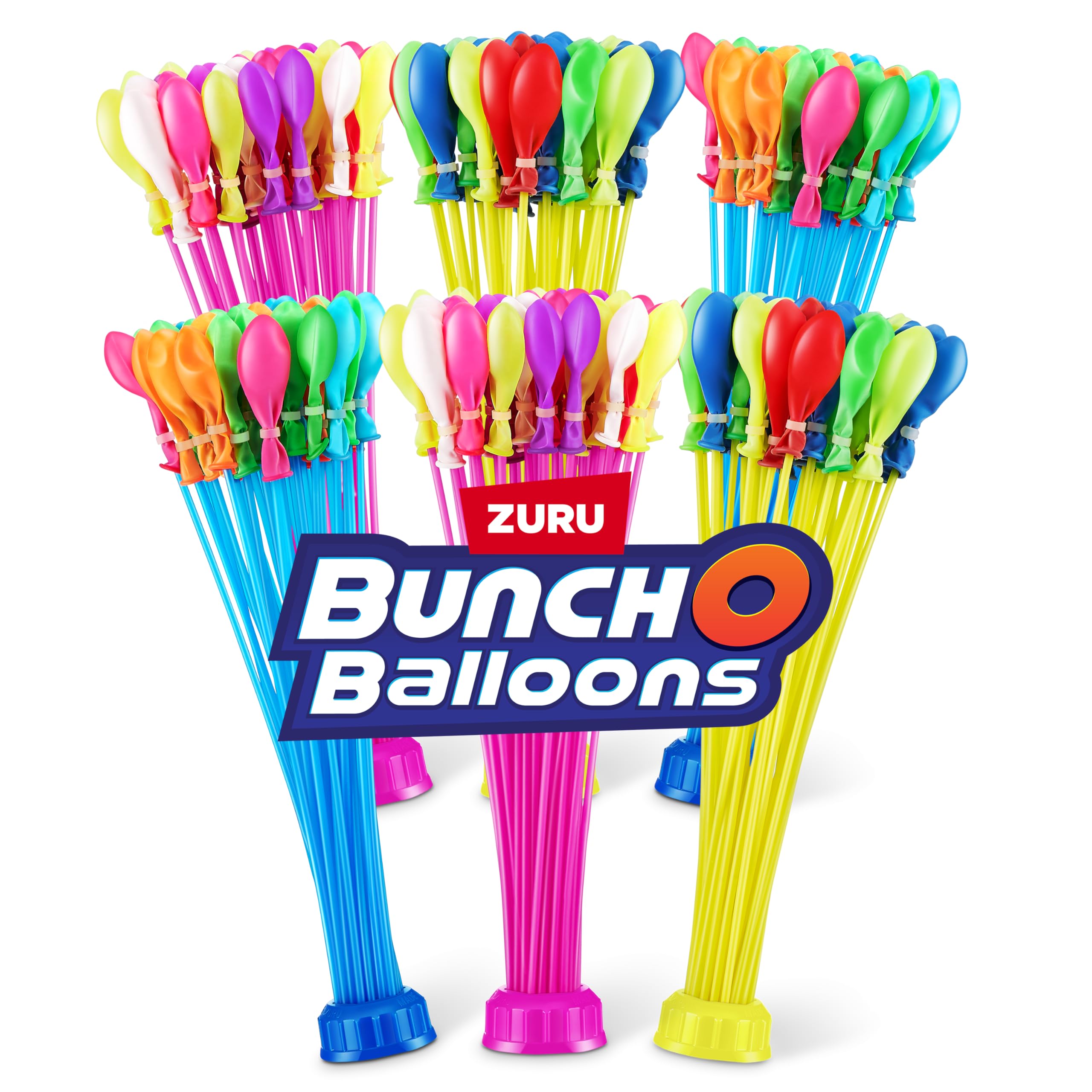 Bunch O Balloons Crazy Color by ZURU, 200+ Rapid-Filling Self-Sealing Water Ball