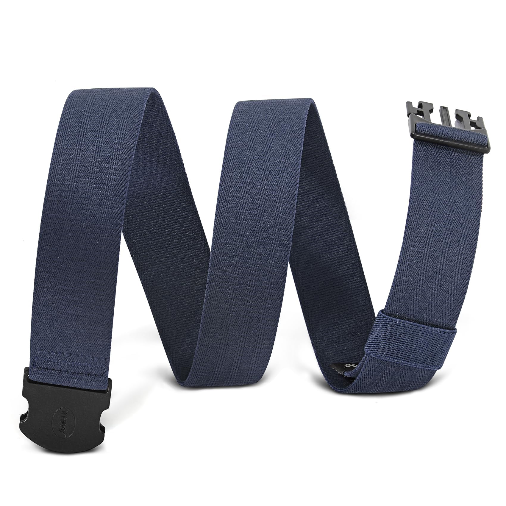 WHIPPY Mens Elastic Stretch Belt Unisex Adventure Web Belt for Women Men with No