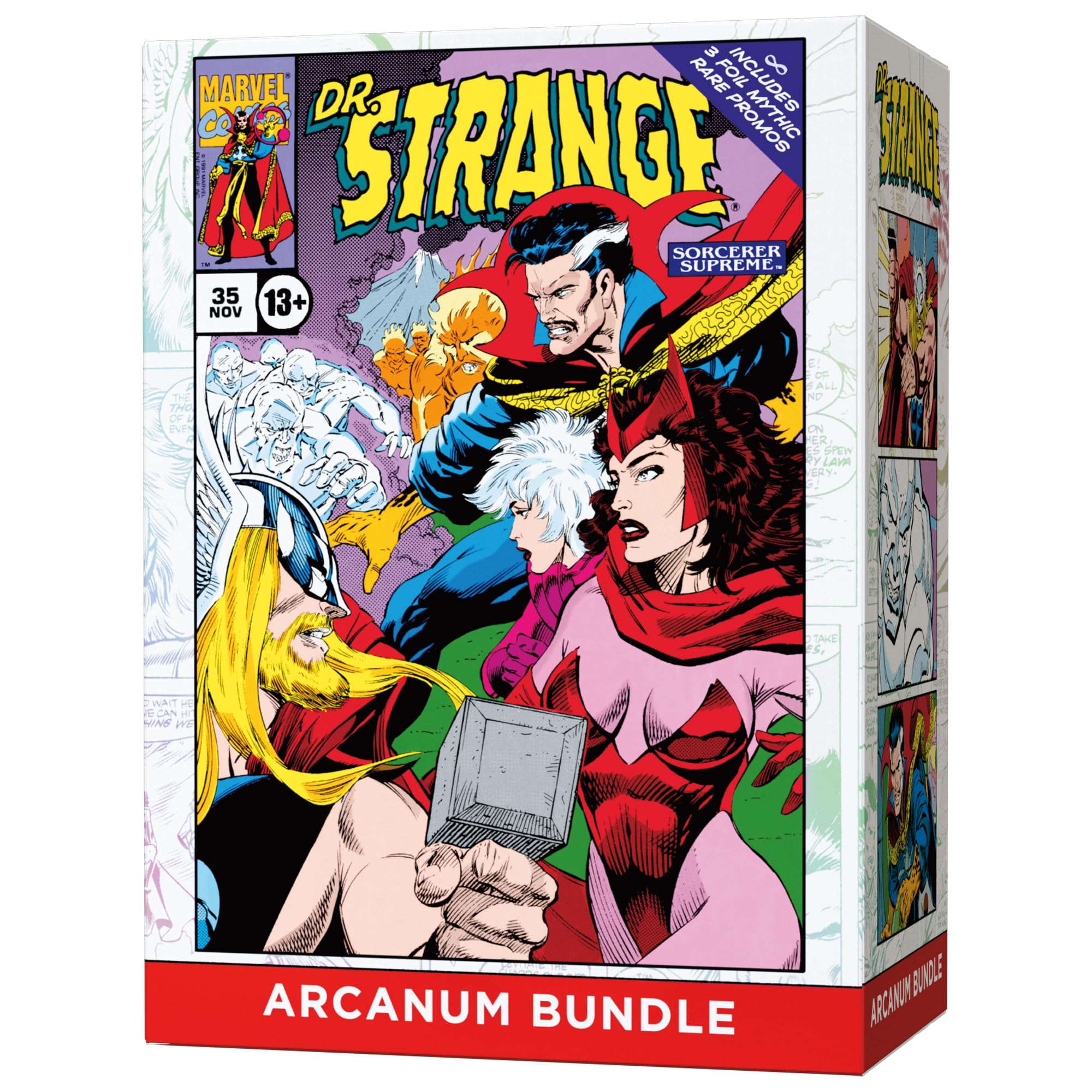Magic: The Gathering | Marvel: Darkhold Destiny | Arcanum Bundle (3 Promo Cards,