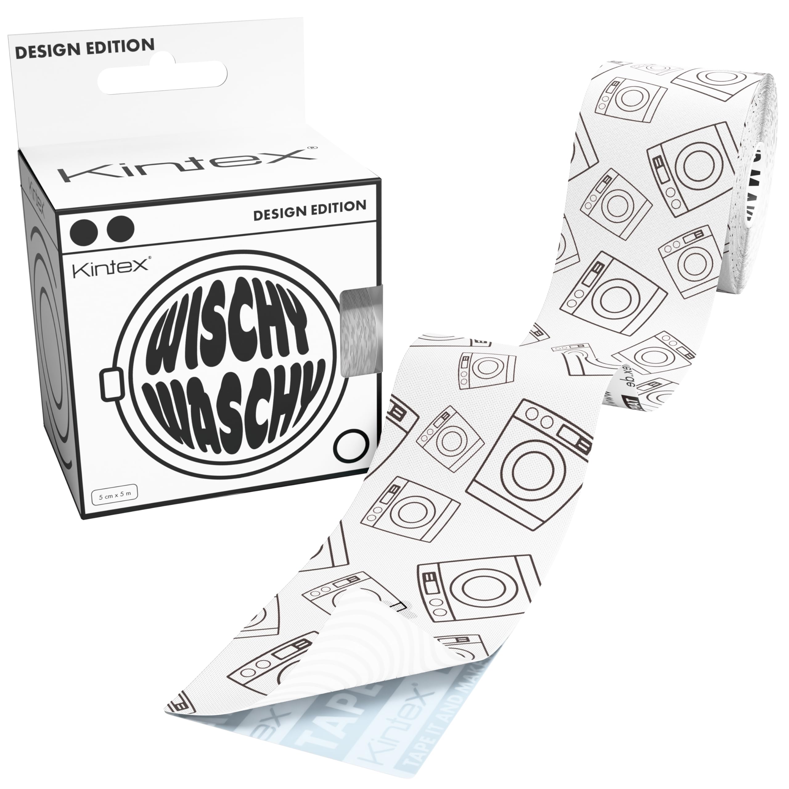 Kintex Kinesiology Tape Design Edition 2 in x 5m - Waterproof