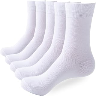 Hocerlu Cotton Socks for Men Women – 5/10 Pack Soft Breathable Crew Socks
