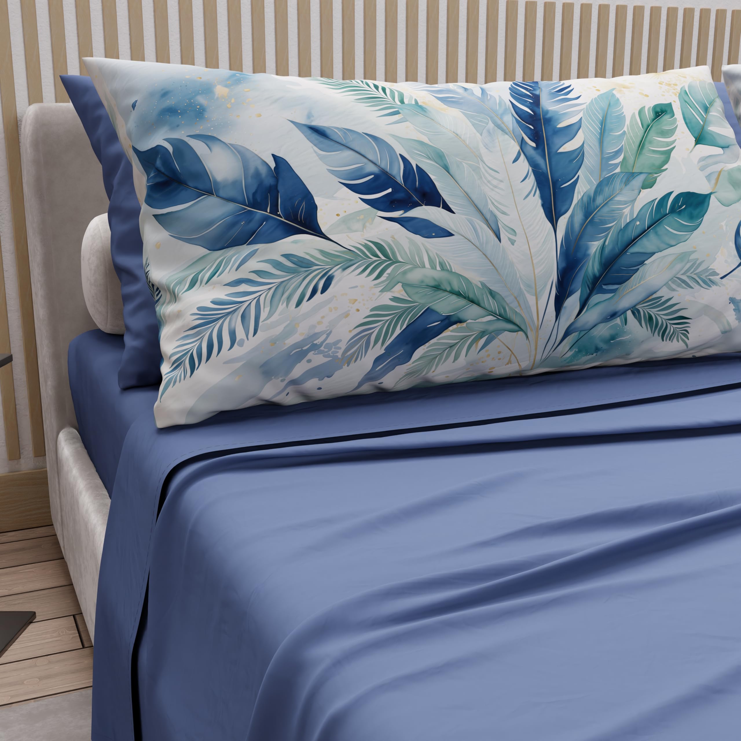 PETTI ARTIGIANI ITALIANI - Cotton Sheet Set for 1.5 Seater Bed with Pillowcases 