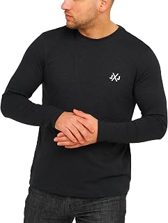 JACK & JONES Men's Jjenoa Tee O-Neck LS Noos Long Sleeve Top