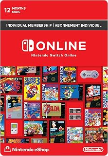 Nintendo Switch Online 12-Month Individual Membership [Digital Code]