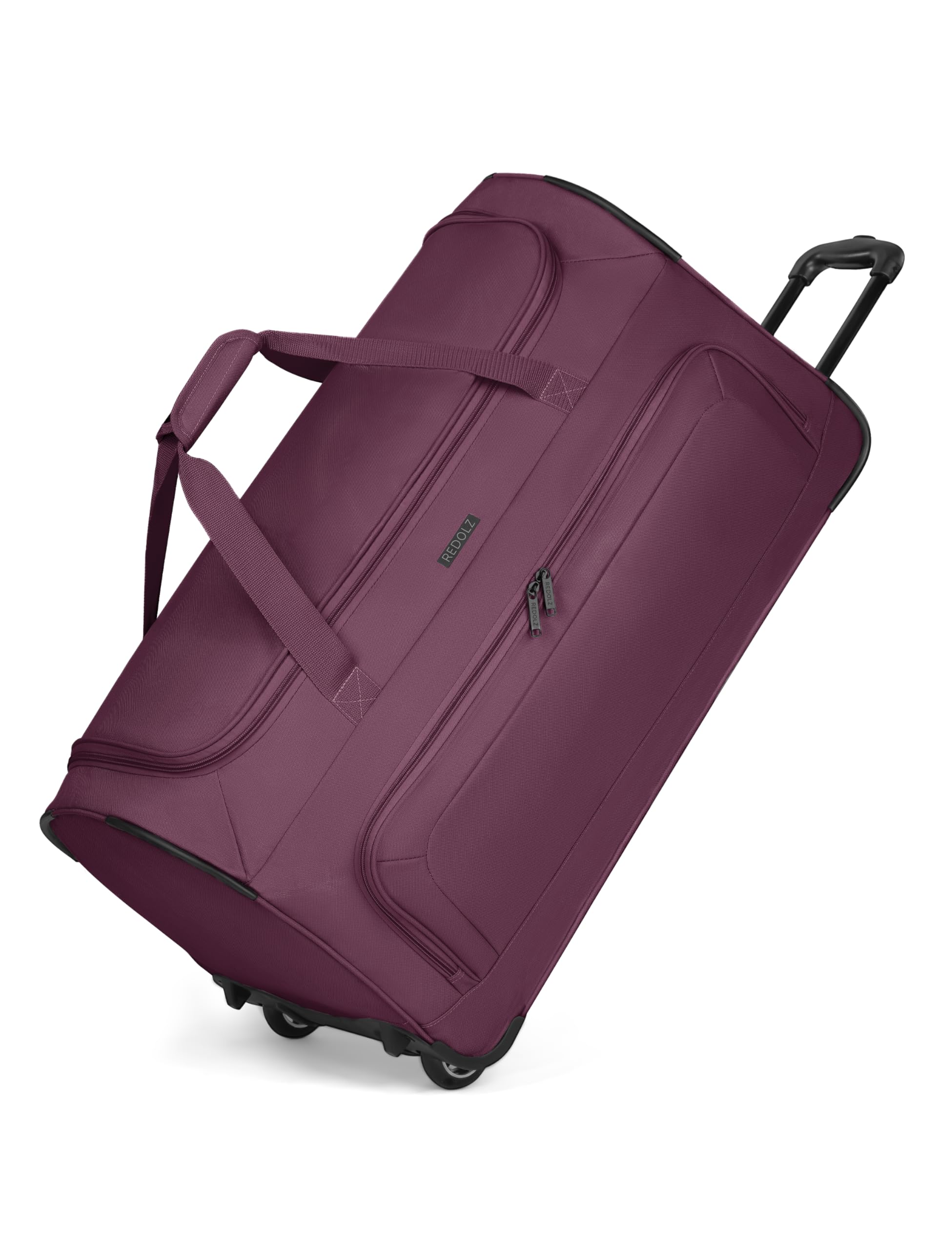 REDOLZ Wheeled Travel Duffel Bag | Lightweight Soft Trolley for Men & Women | Du